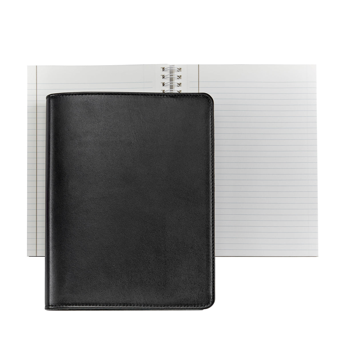 9-Inch Wire-O-Notebook in Traditional Leather