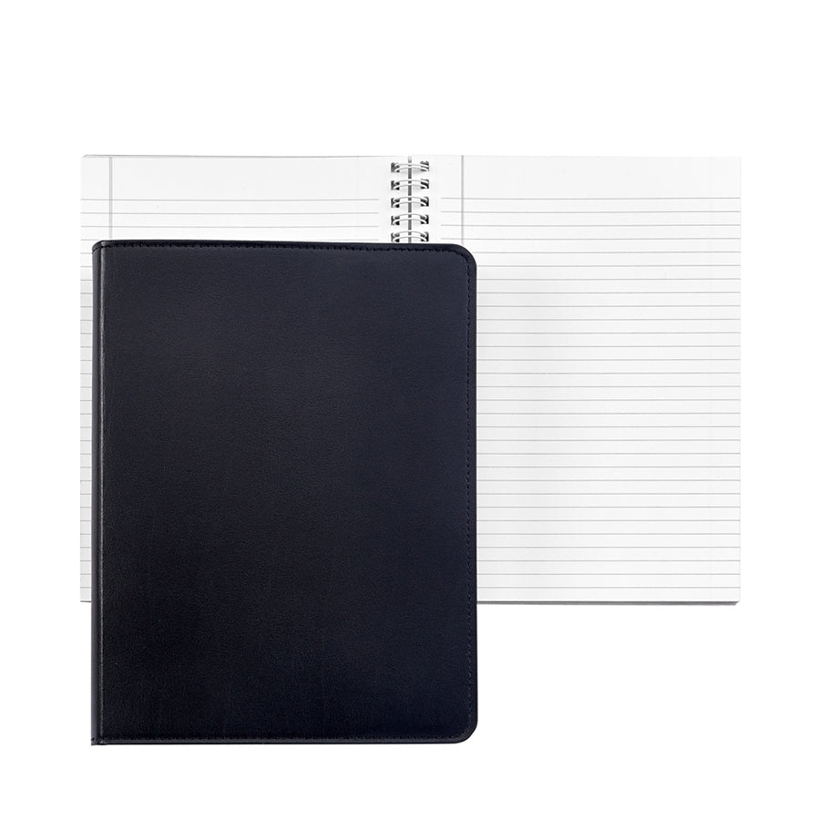 9-Inch Wire-O-Notebook in Italian Bonded Leather