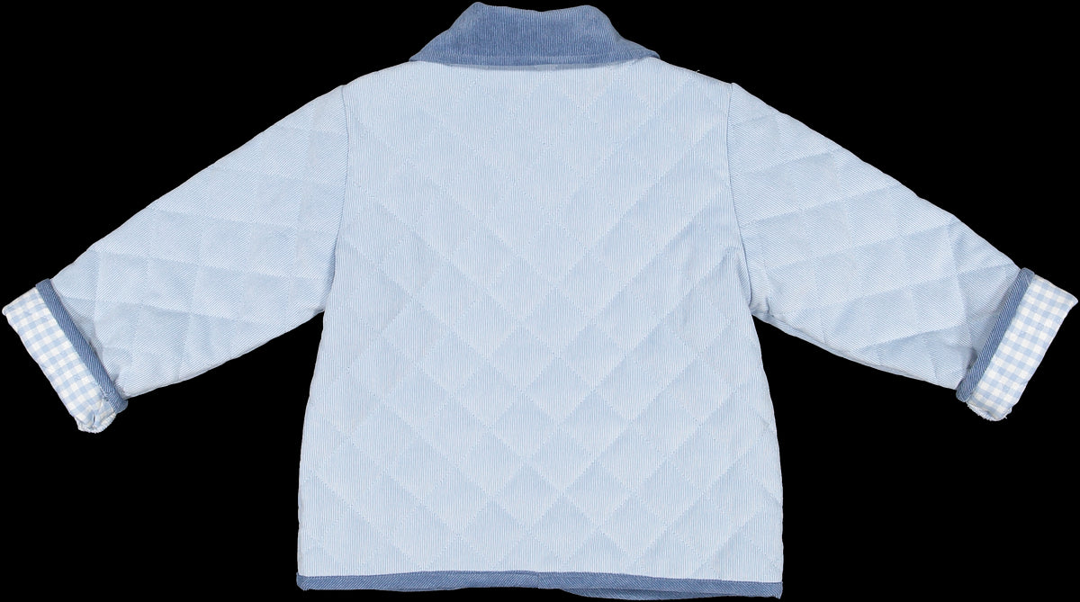 Classic Blue Quilted Jacket