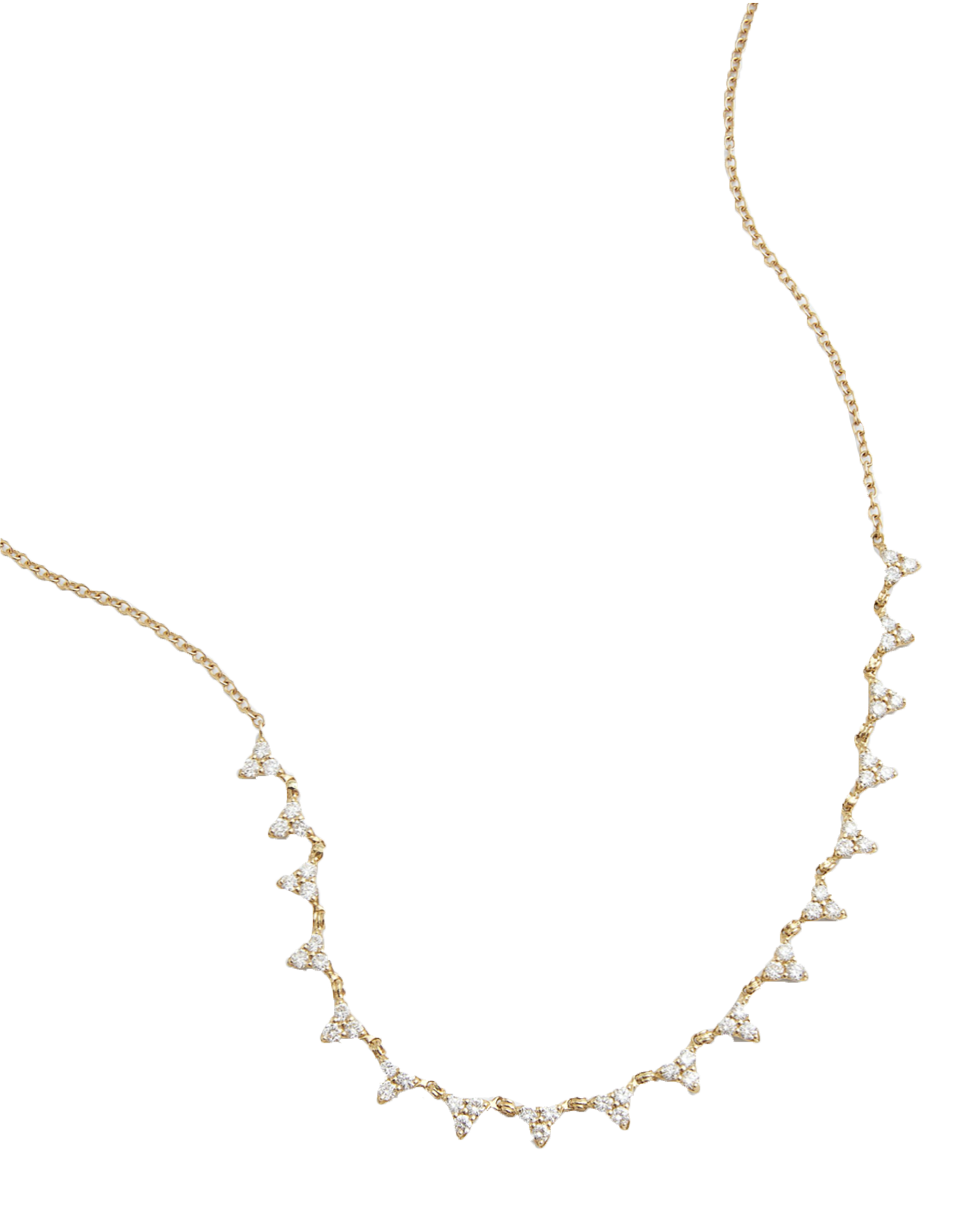 Diamond Cluster Necklace