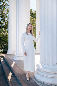 Emmett Dress in Ivory