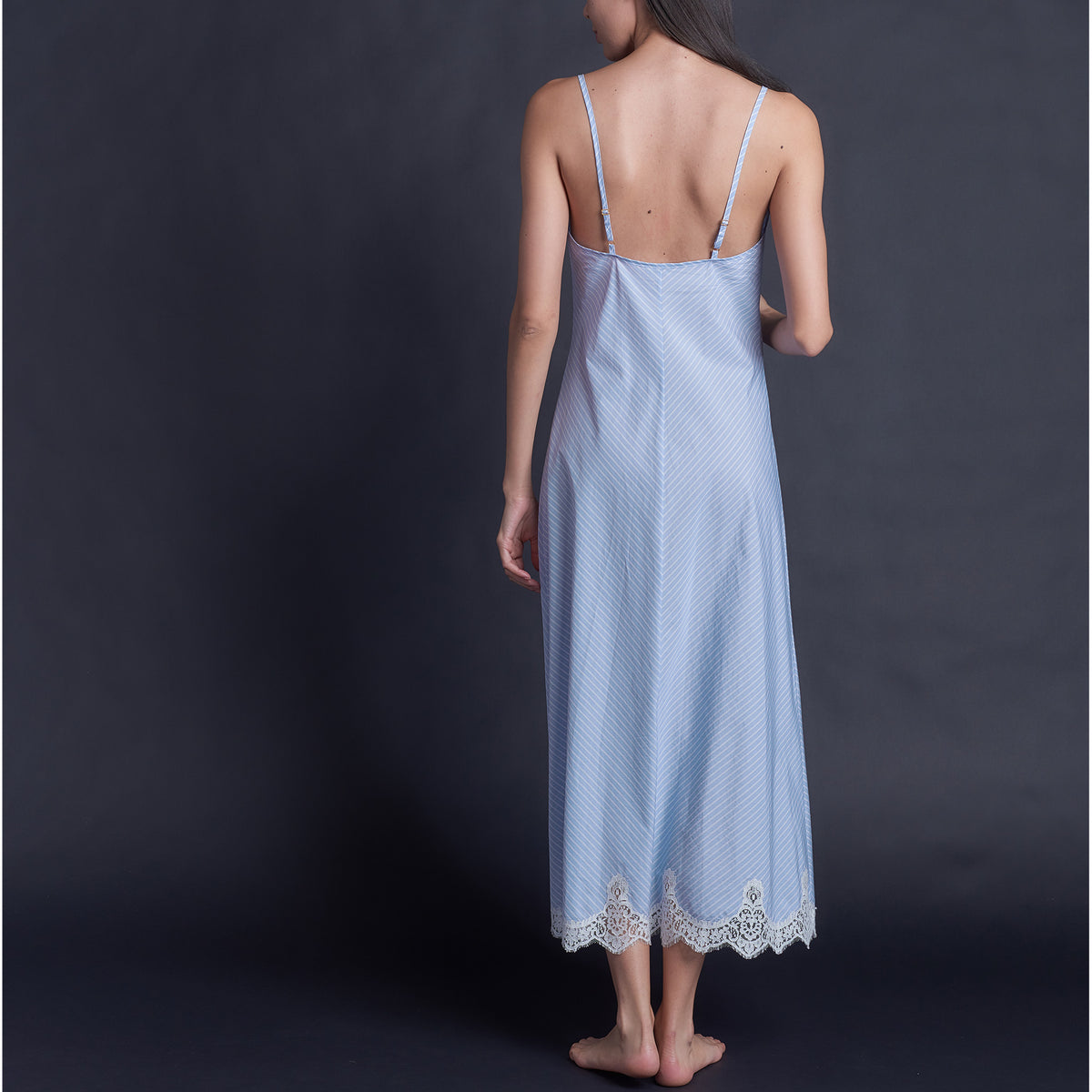 Juno Blue Cotton Slip