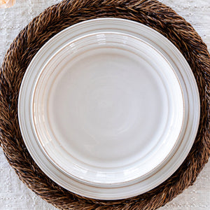 Bilbao Whitewash Dessert/Salad Plate