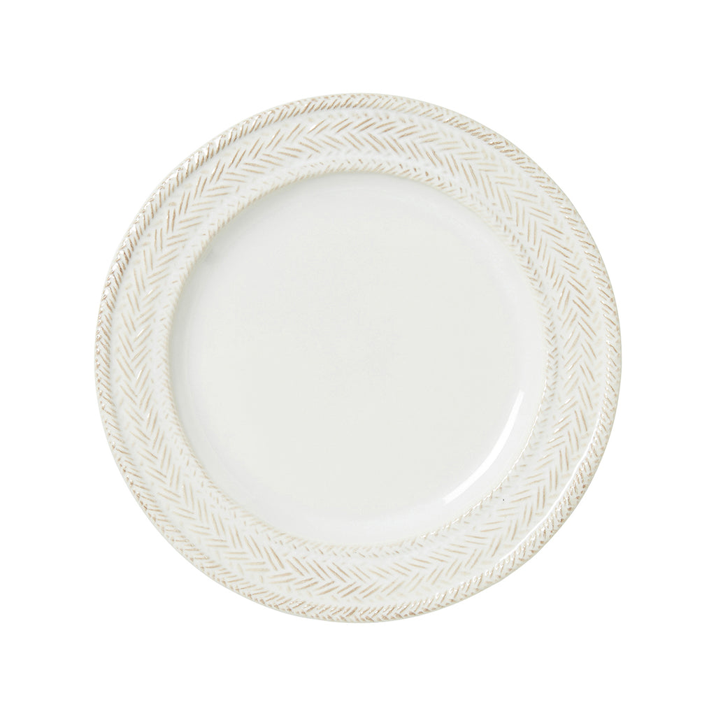 Le Panier Whitewash Dessert/Salad Plate