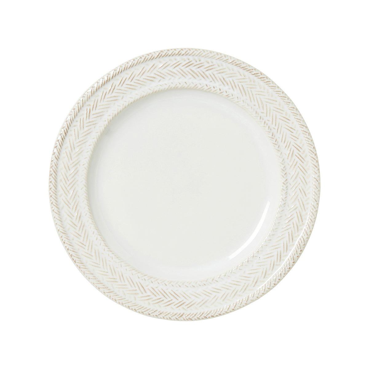 Le Panier Whitewash Dessert/Salad Plate