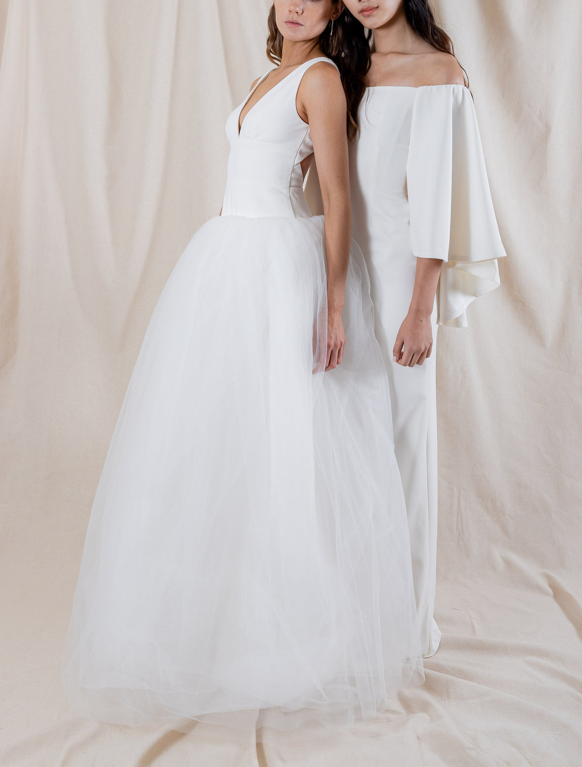 Jones Gown with Tulle Skirt