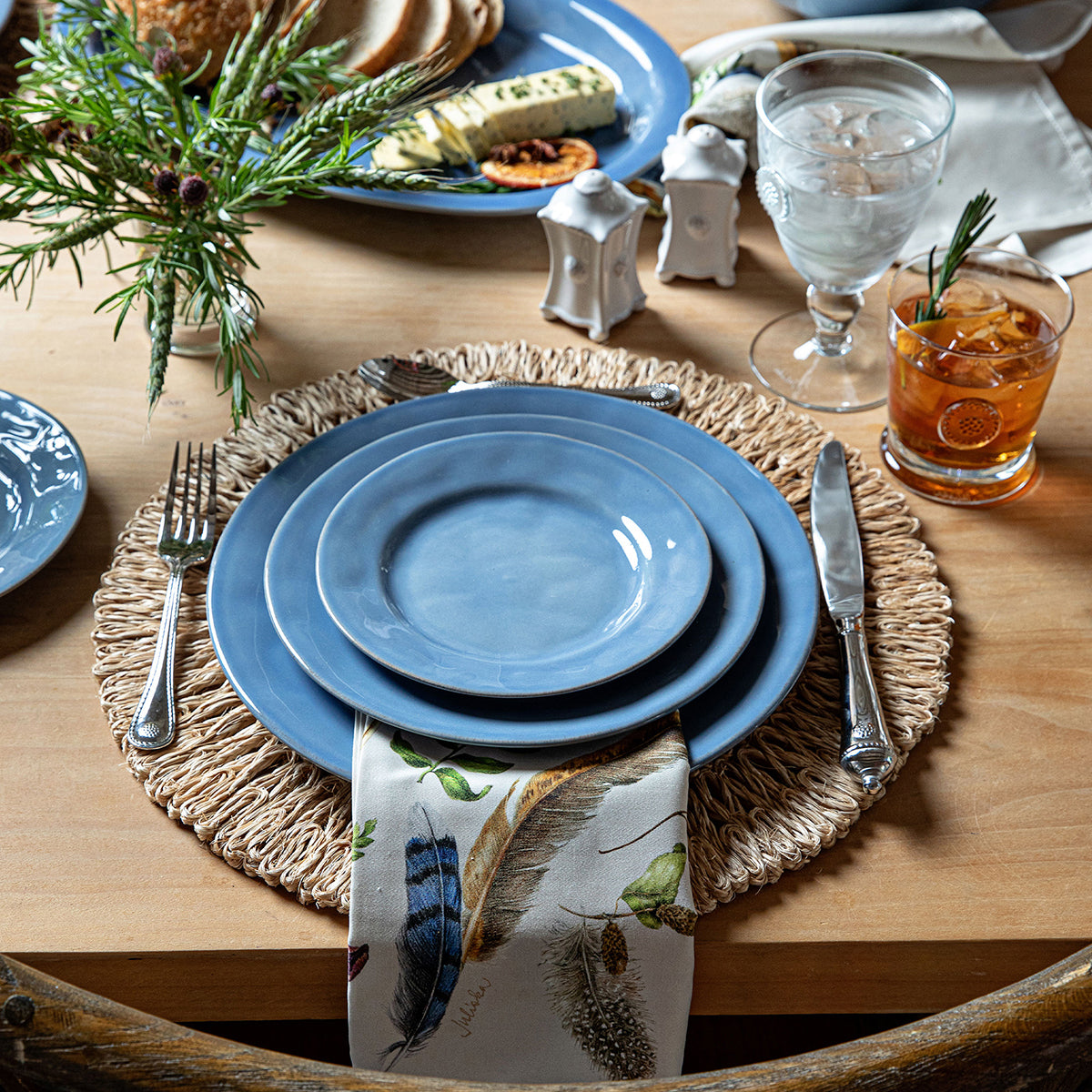 Puro Chambray Dinner Plate