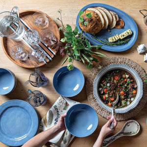 Puro Chambray Dessert or Salad Plate