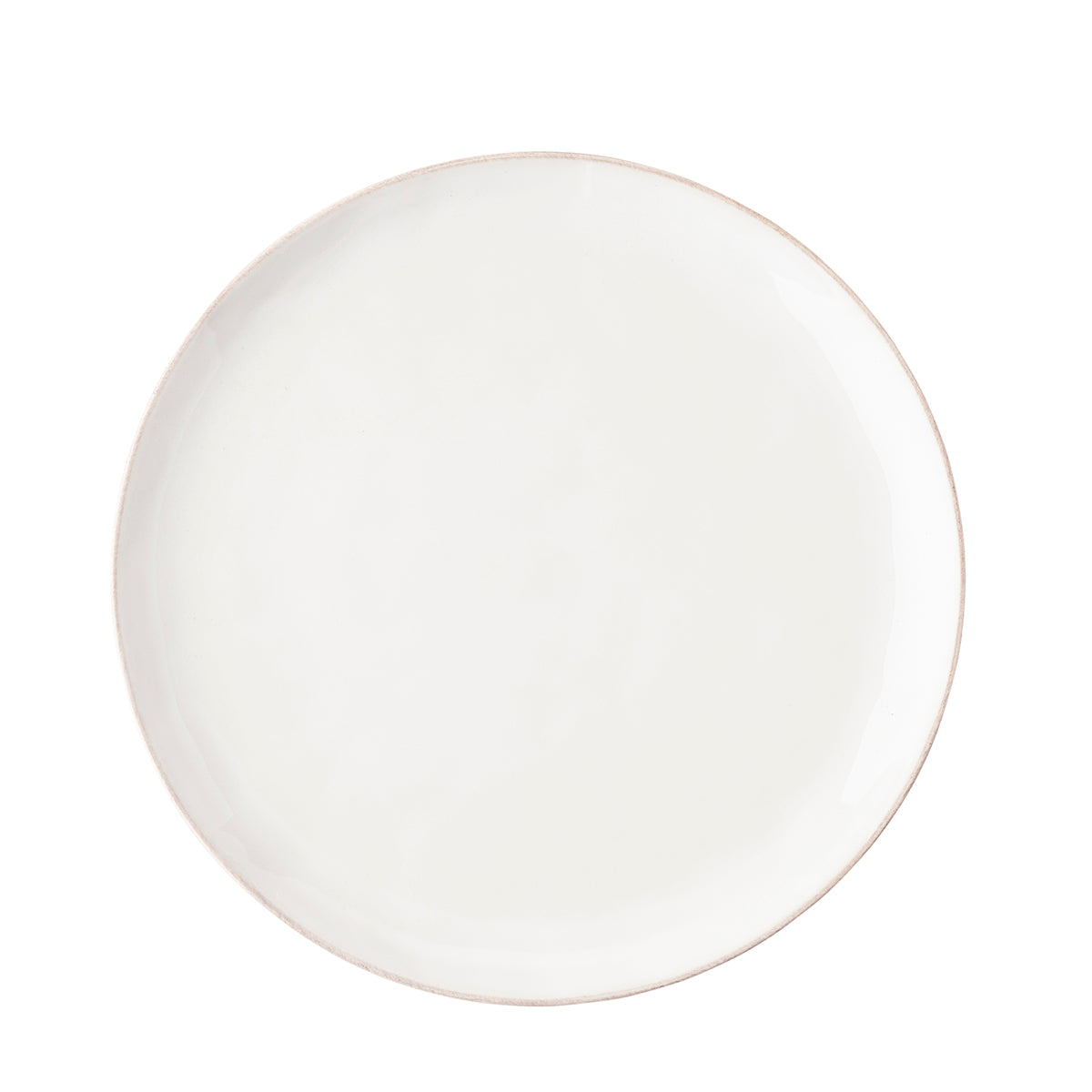 Puro Whitewash Coupe Dinner Plate