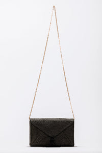 Cassia Straw Clutch Bag