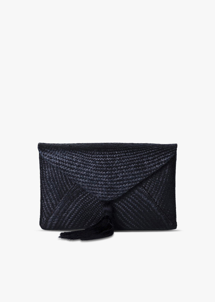 Cassia Straw Clutch Bag