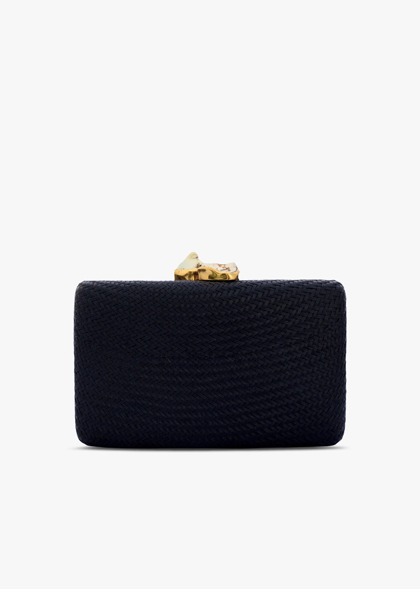 Jen Clutch with White Stone