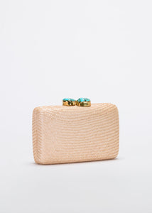 Jen Clutch with Turquoise Stone