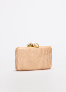 Jen Clutch with White Stone