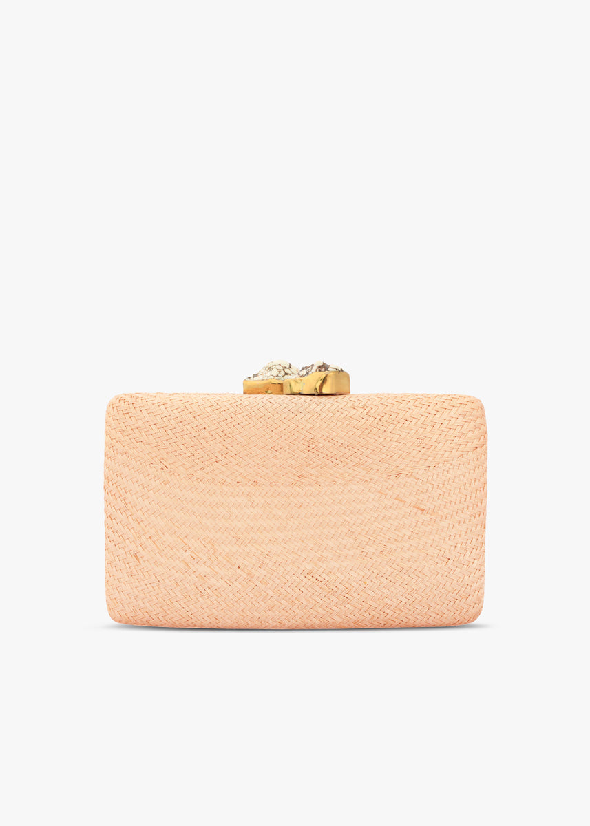 Jen Clutch with White Stone