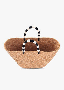 St. Tropez Pom Pom Straw Tote