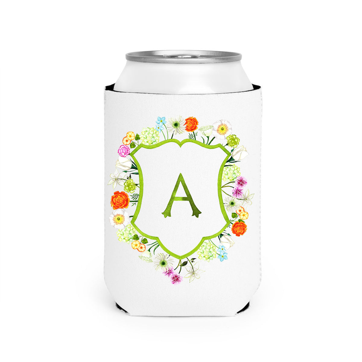 Personalized Crest Koozie