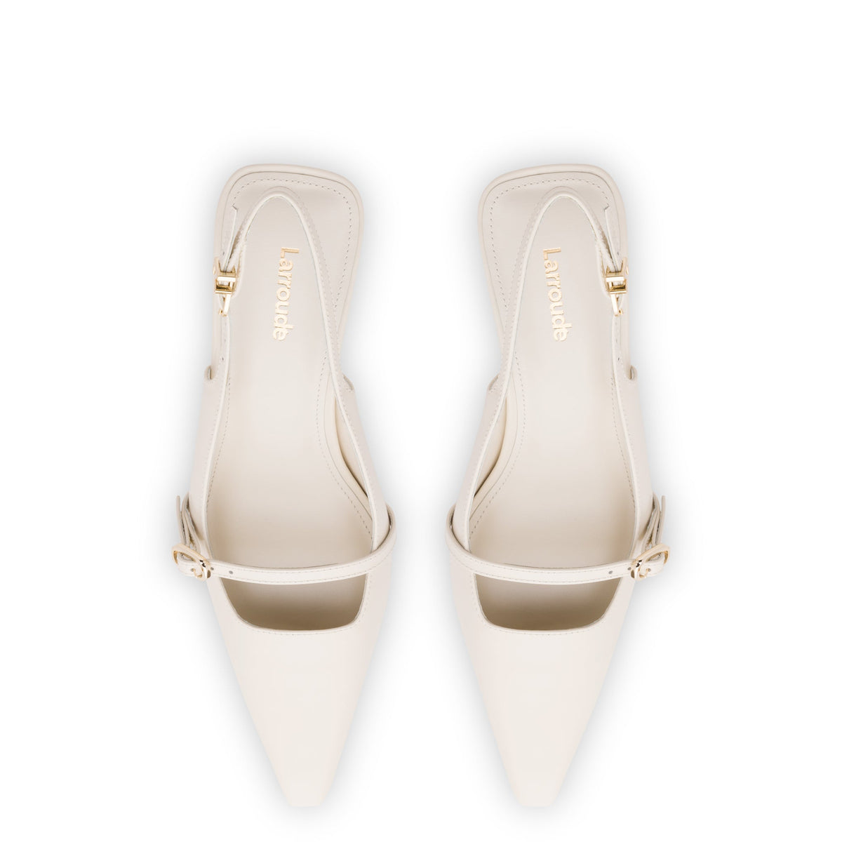 Ines Pump In Ivory Leather