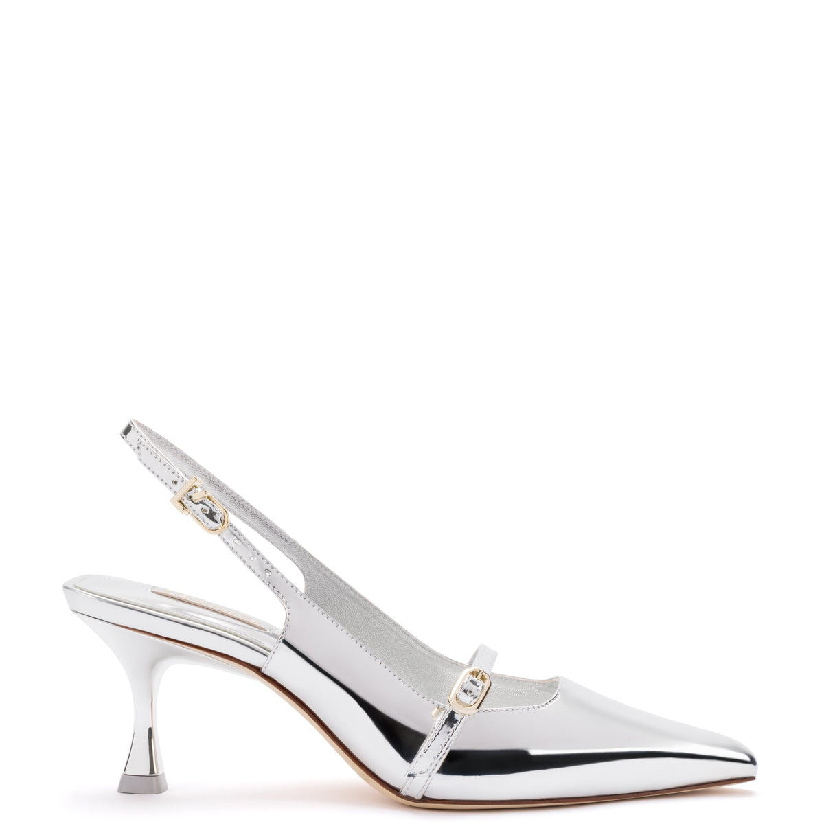 Ines Pump In Silver Specchio