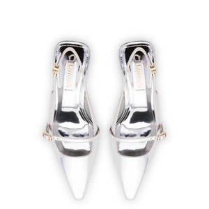 Ines Pump In Silver Specchio