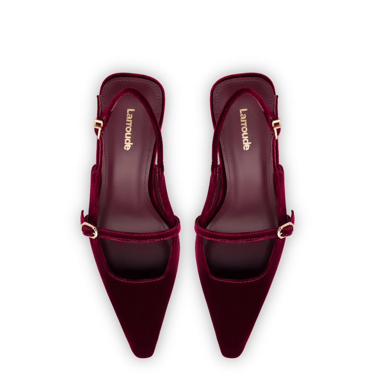 Ines Pump In Wine Velvet