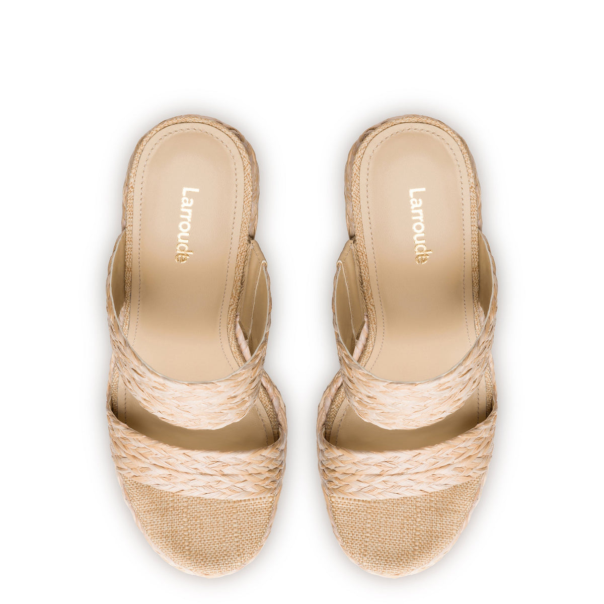 Pamela Wedge In Natural Raffia