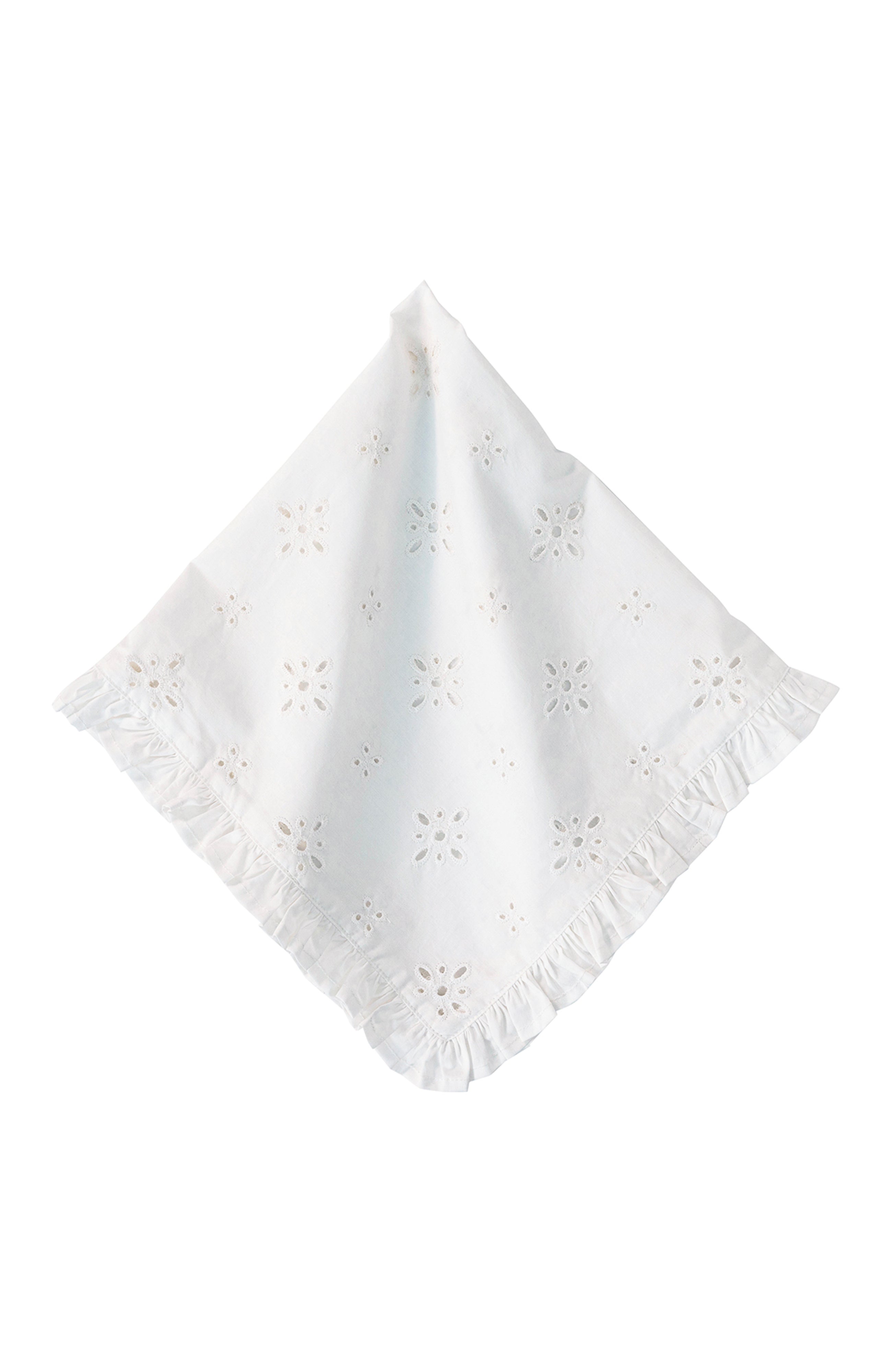 Eyelet White Napkin