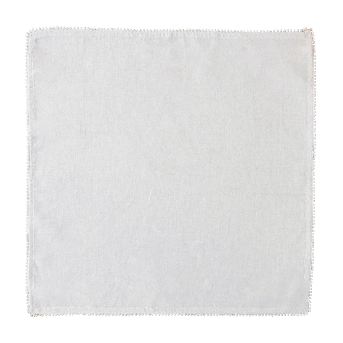 Berry Trim White Napkin