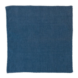 Berry Trim Navy Napkin