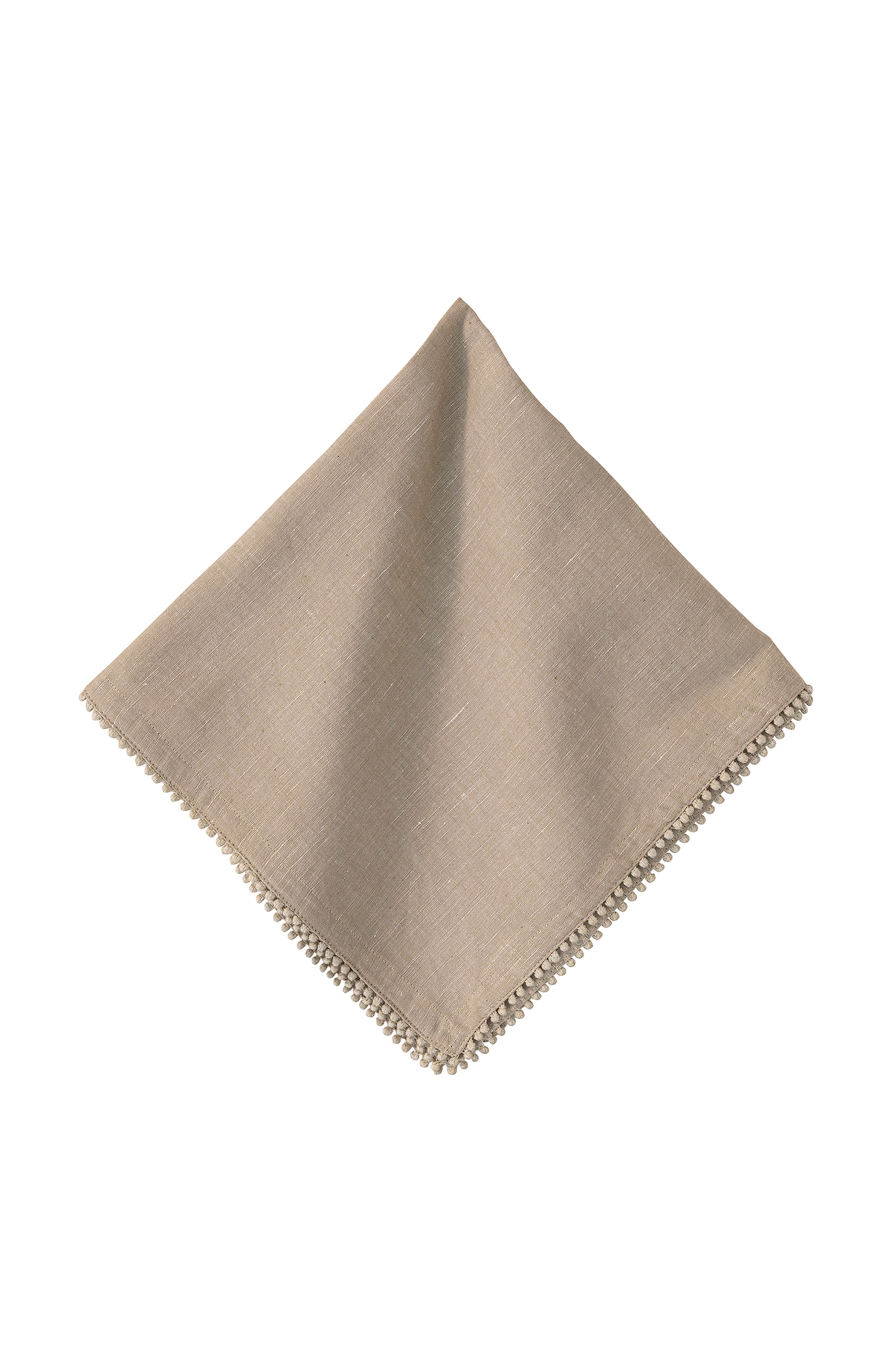 Berry Trim Flax Napkin