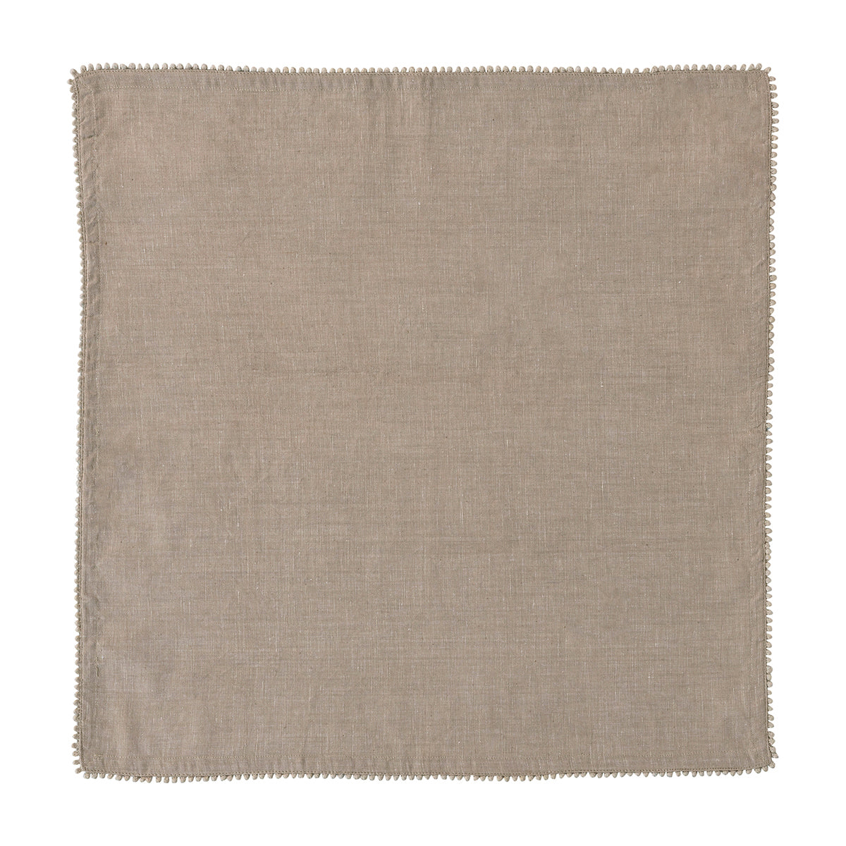 Berry Trim Flax Napkin