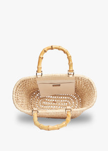 Lea Straw Tote Bag