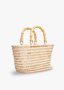 Lea Straw Tote Bag