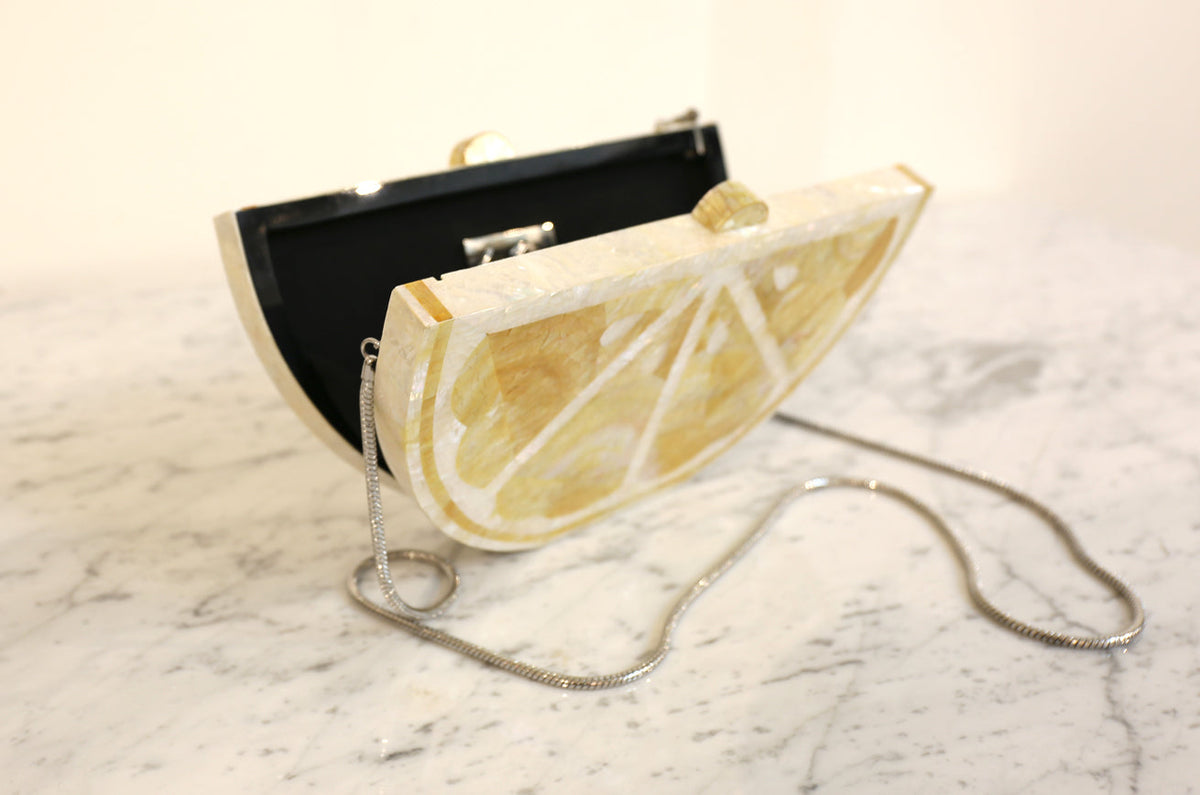 Bora Bora Lemon Clutch