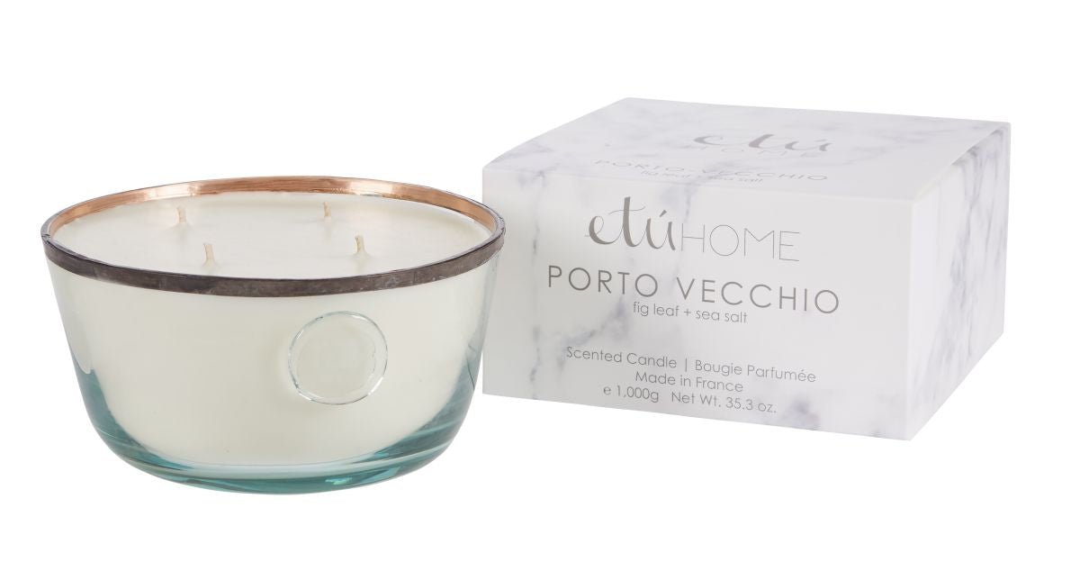 Porto Vecchio Fig Leaf and Sea Salt Candle