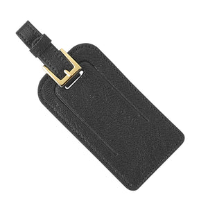 Luggage Tag in Goatskin Leather