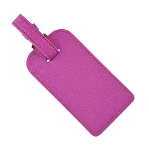 Luggage Tag in Goatskin Leather