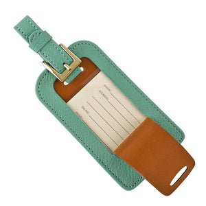 Luggage Tag in Goatskin Leather