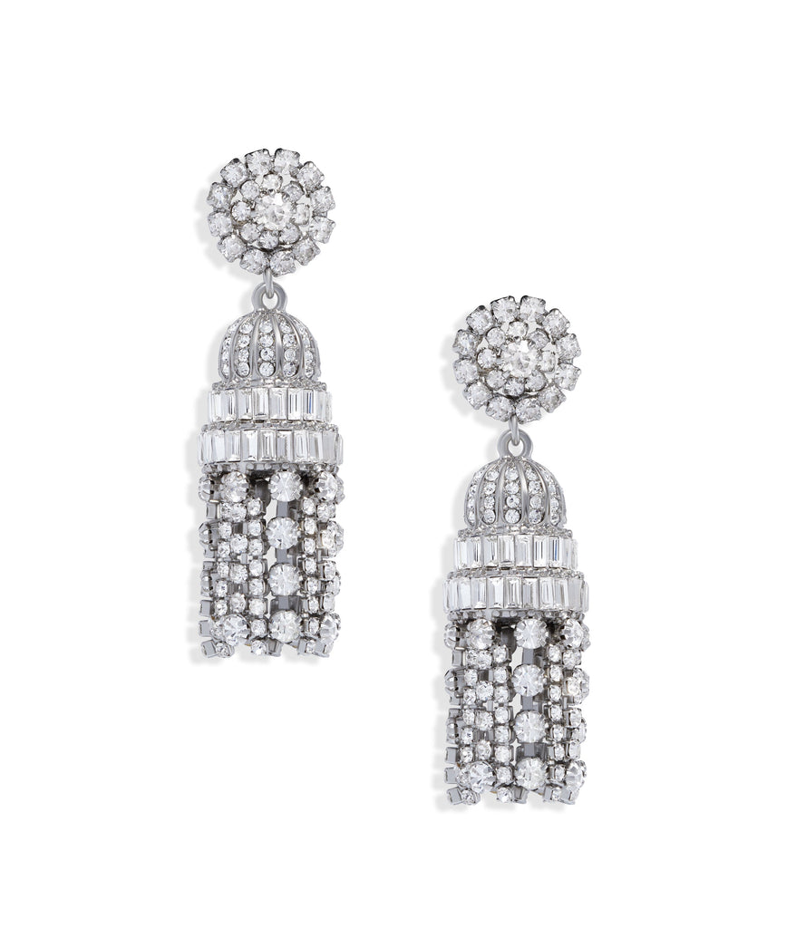 Crystal Tassel Earrings - Loren Hope