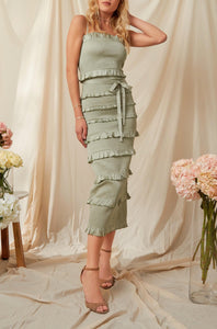 The Lily Dress in Sage