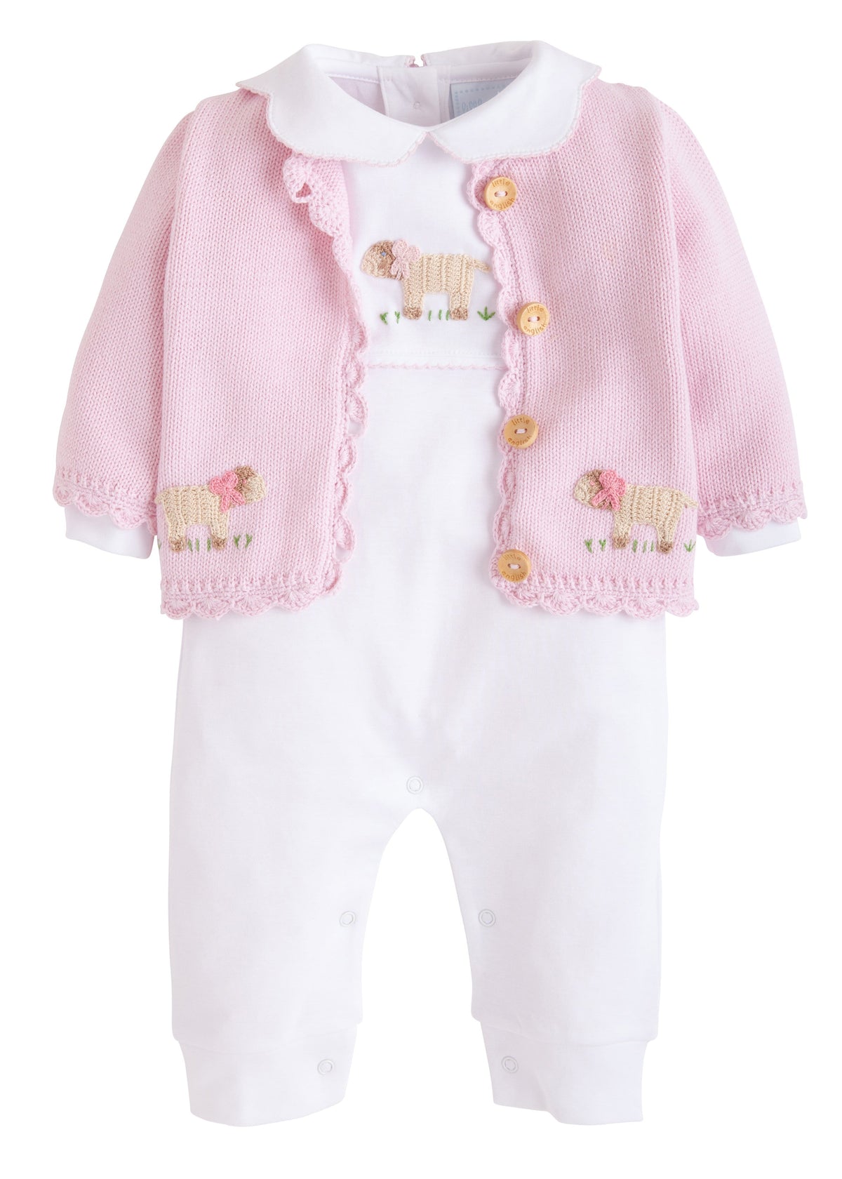 Girl Sheep Crochet Playsuit