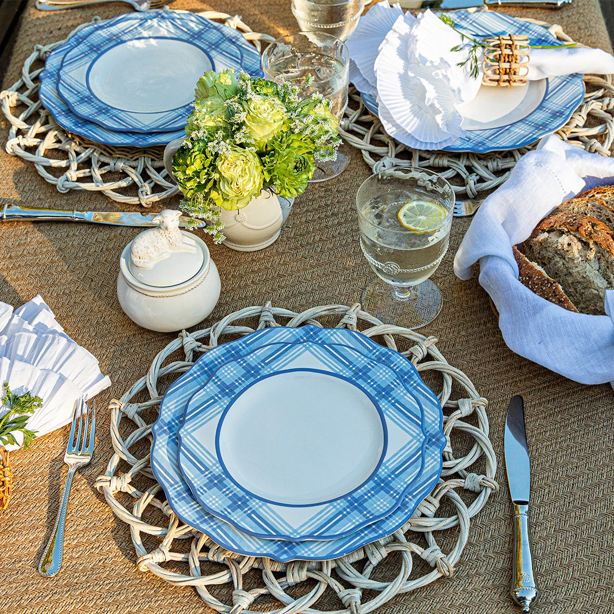 Provence Rattan Whitewash Placemat