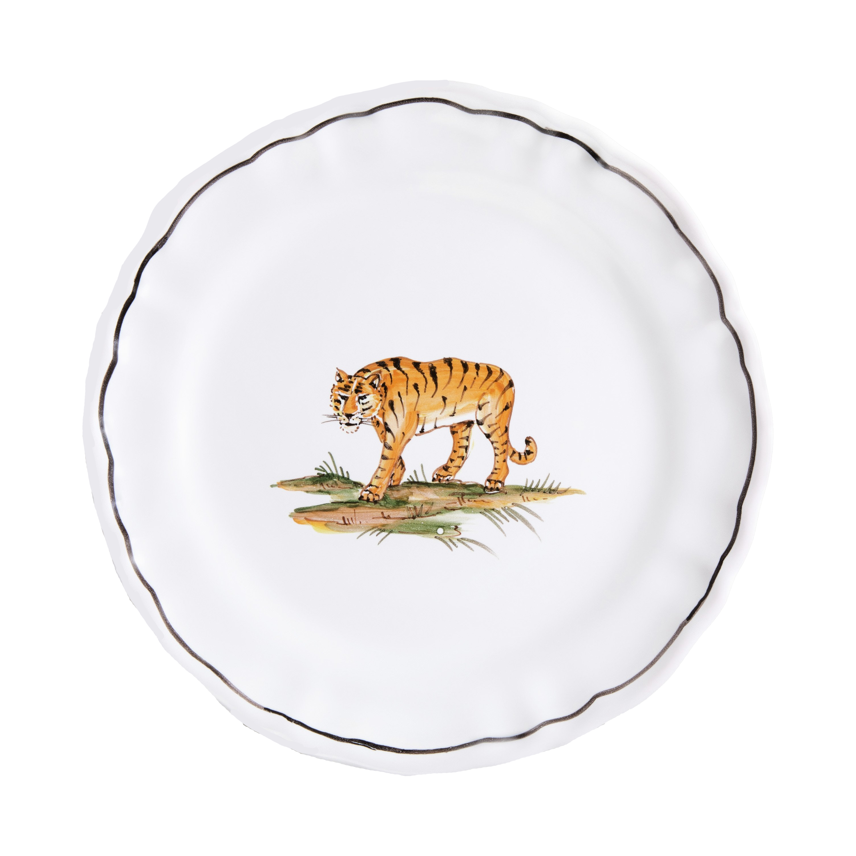 Animaux de la Savane Dessert/Side Plate, Tiger