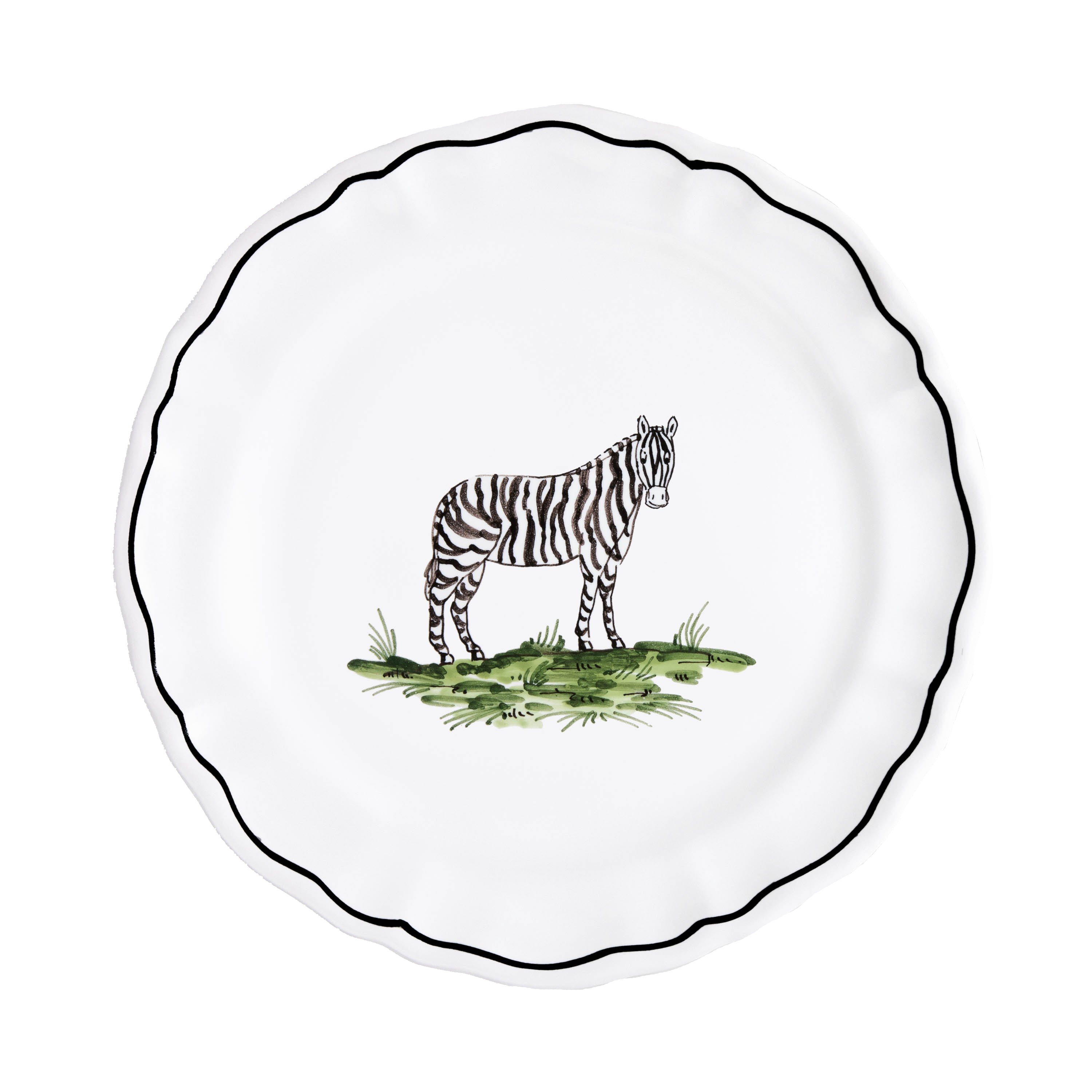 Animaux de la Savane Dessert/Side Plate, Zebra