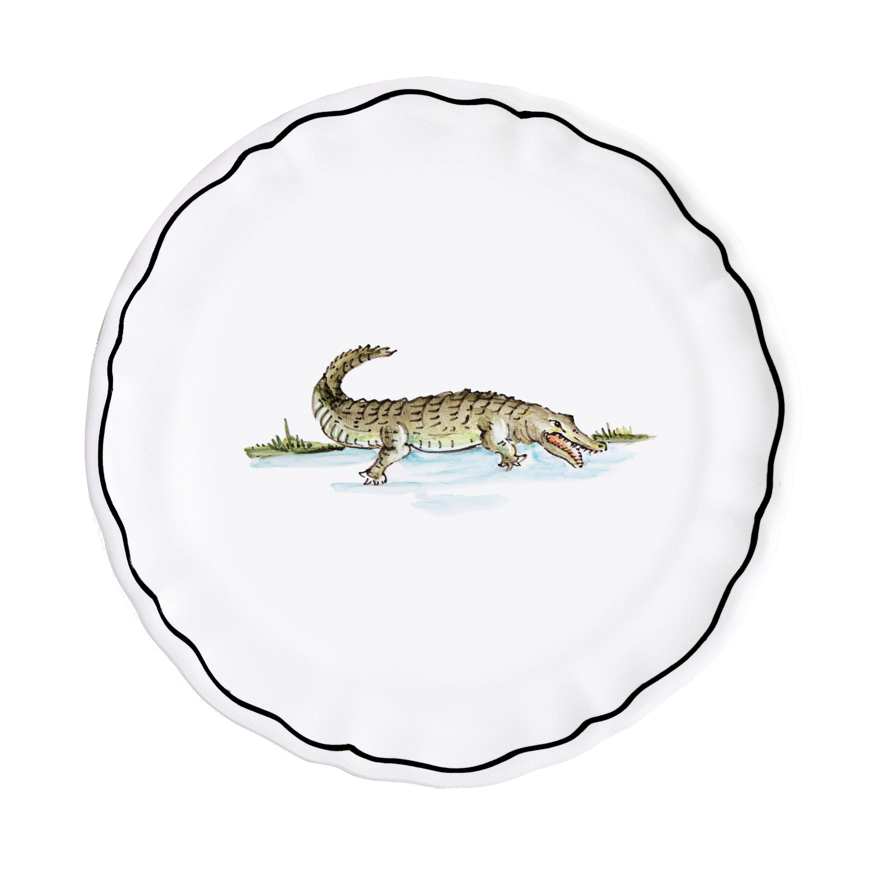 Animaux de la Savane Dessert/Side Plate, Crocodile