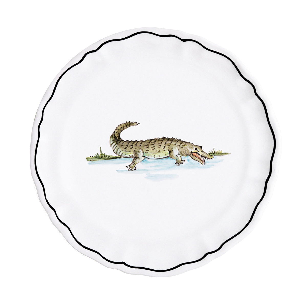 Animaux de la Savane Dessert/Side Plate, Crocodile