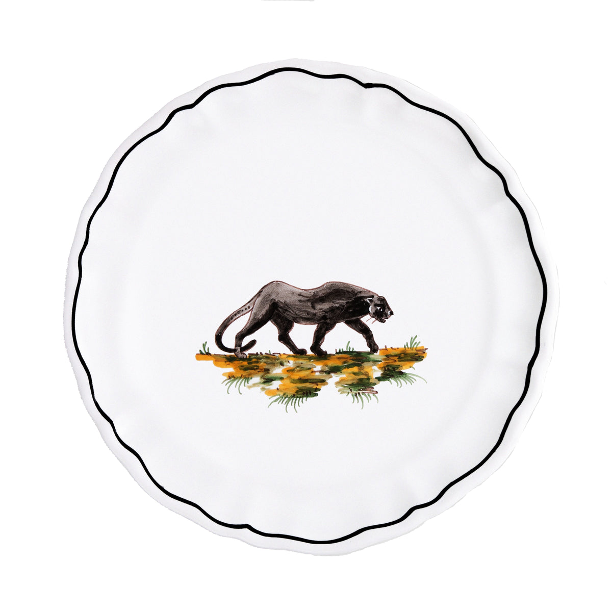 Animaux de la Savane Dessert/Side Plate, Panther