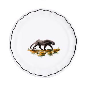 Animaux de la Savane Dessert/Side Plate, Panther