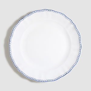 Bouclette Salad Plate in Bleu Egyptien