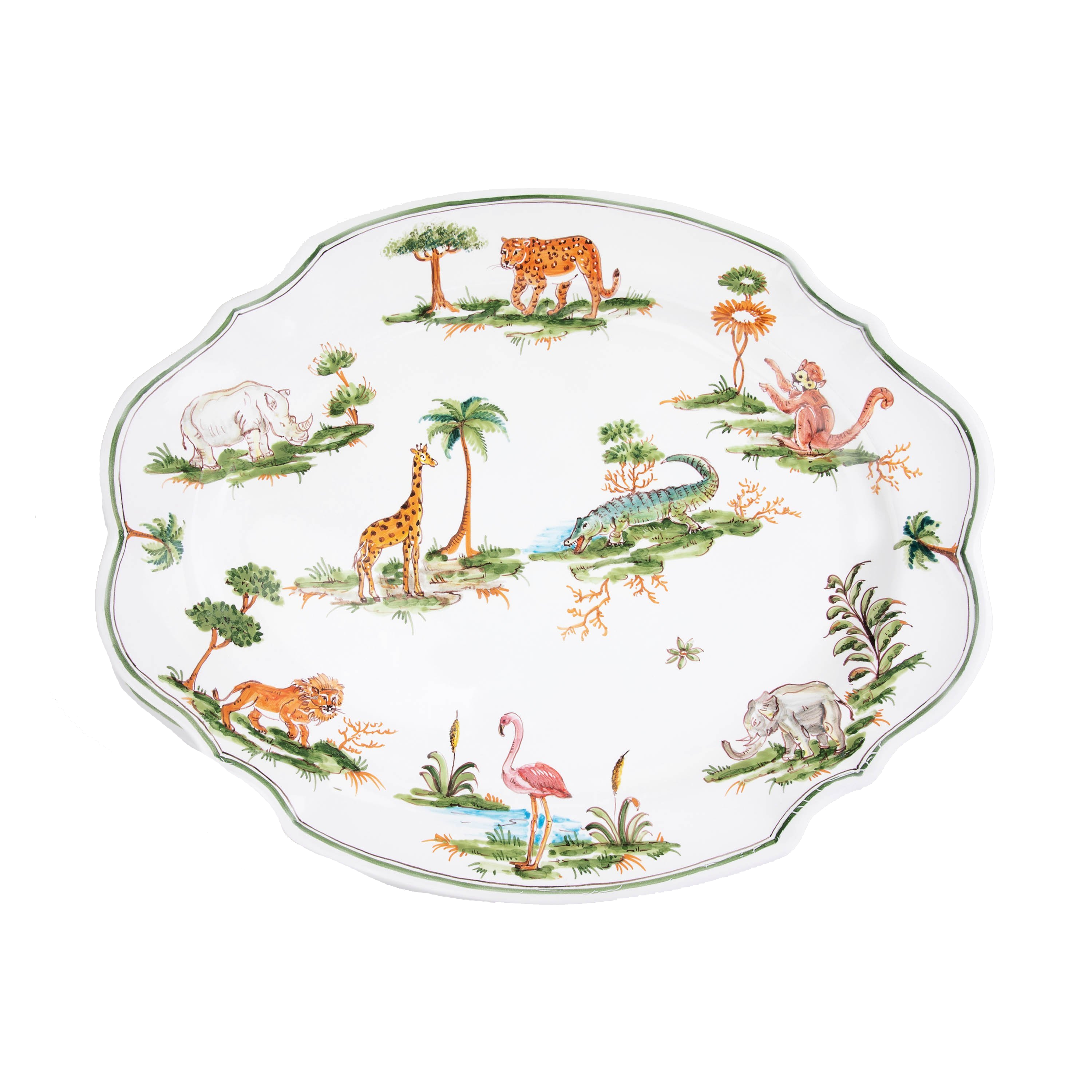 Animaux de la Savane Plat Bondil (Large Platter)